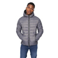 Black - Front - Crosshatch Mens Gattering Jacket