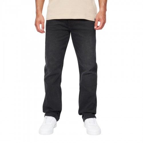 Stone Wash - Front - Duck and Cover Mens Janstar Straight Leg Jeans