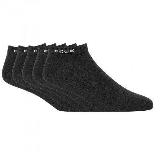 Front - FCUK Mens Contrast Trainer Socks (Pack of 5)
