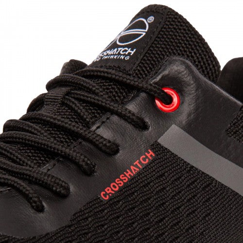 Front - Crosshatch Mens Kamran Trainers