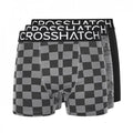 Front - Crosshatch Mens Bresler Boxer Shorts (Pack of 3)