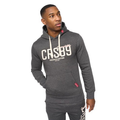 Front - Crosshatch Mens Ellsworth Hoodie