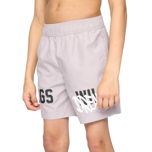 Front - Kings Will Dream Boys Tagged Swim Shorts