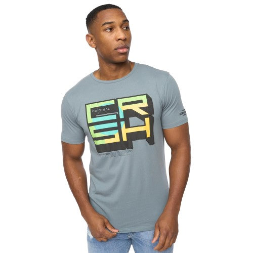 Front - Crosshatch Mens Boxvibe T-Shirt