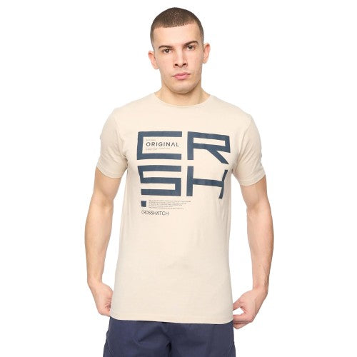 Front - Crosshatch Mens Squarebox T-Shirt