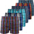 Front - Kandor Mens Hexster Woven Boxer Shorts (Pack of 6)