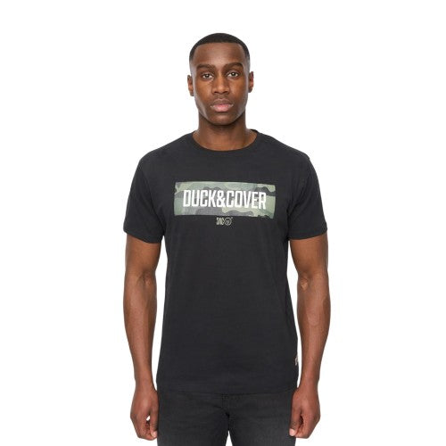 Front - Duck and Cover Mens Camotrax T-Shirt