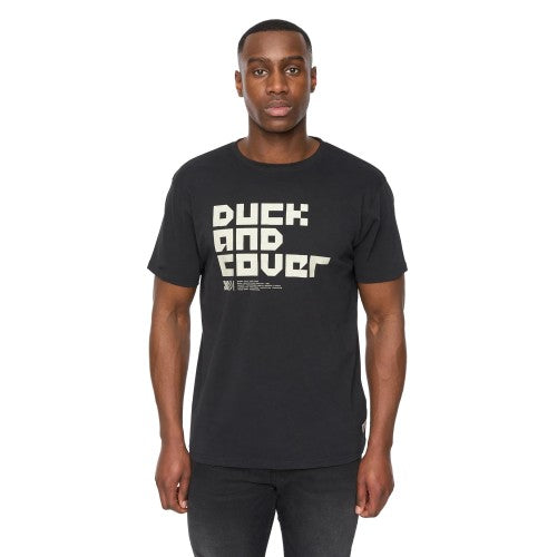 Front - Duck and Cover Mens Bloxx T-Shirt