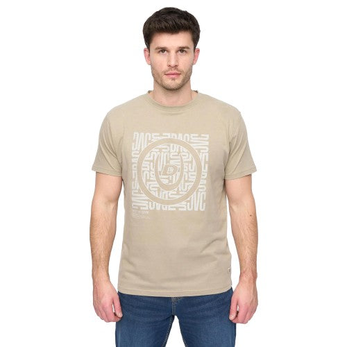 Front - Duck and Cover Mens Pixalate T-Shirt