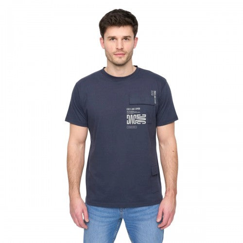 Front - Duck and Cover Mens Trentflax T-Shirt