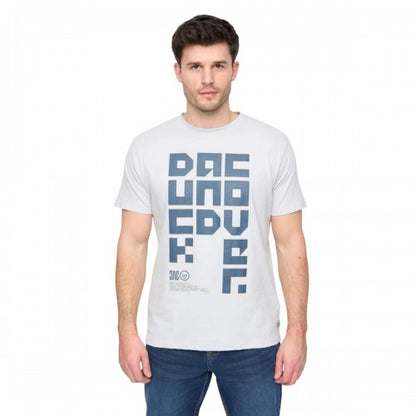 Front - Duck and Cover Mens Squarelarge T-Shirt