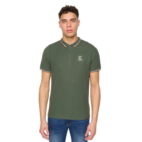 Front - Duck and Cover Mens Melports Polo Shirt
