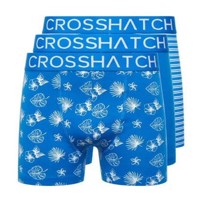 Front - Crosshatch Mens Hovland Boxer Shorts (Pack of 3)
