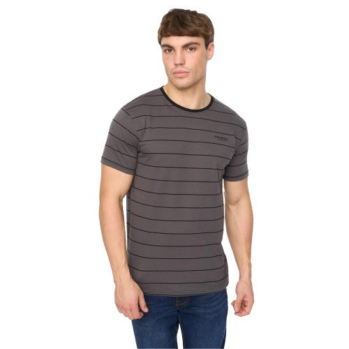 Front - Crosshatch Mens Hemtowns T-Shirt