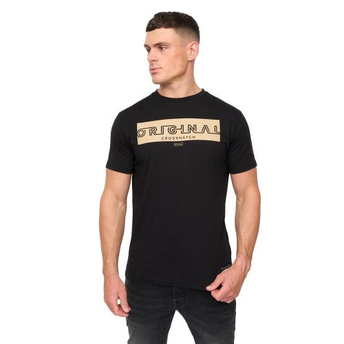 Front - Crosshatch Mens Kratmoss T-Shirt