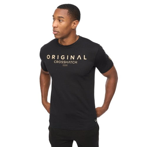 Front - Crosshatch Mens Jamals T-Shirt
