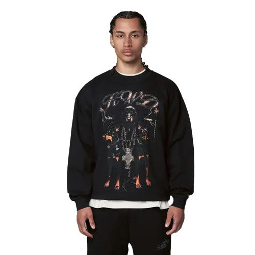 Front - Kings Will Dream Mens Studio Dogs Of Sin Crew Neck Sweatshirt