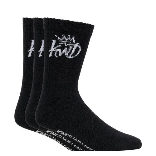 Front - Kings Will Dream Mens Simplene Sports Socks (Pack of 3)