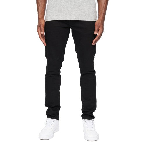 Front - Crosshatch Mens Barbeck Slim Jeans