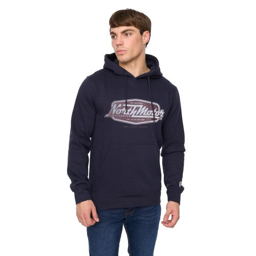 Front - Crosshatch Mens Hellmere Hoodie