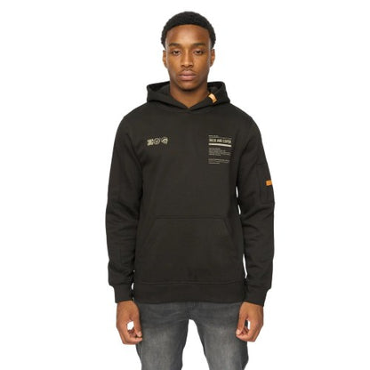 Front - Duck and Cover Mens Skullmatic Hoodie