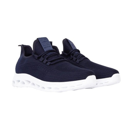 Front - Crosshatch Mens Trebedw Flyknit Trainers