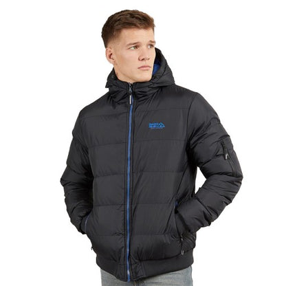 Cream - Front - Henleys Mens Thinker Puffer Jacket