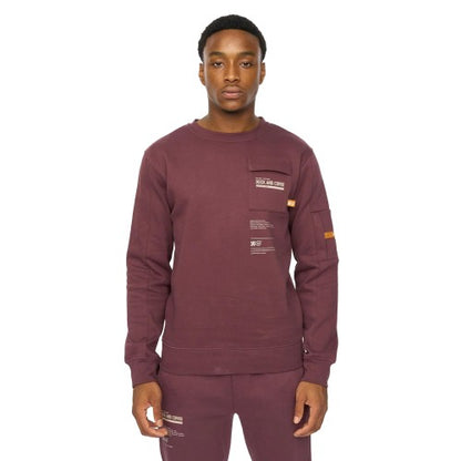 Front - Duck and Cover Mens Applewood Sweatshirt