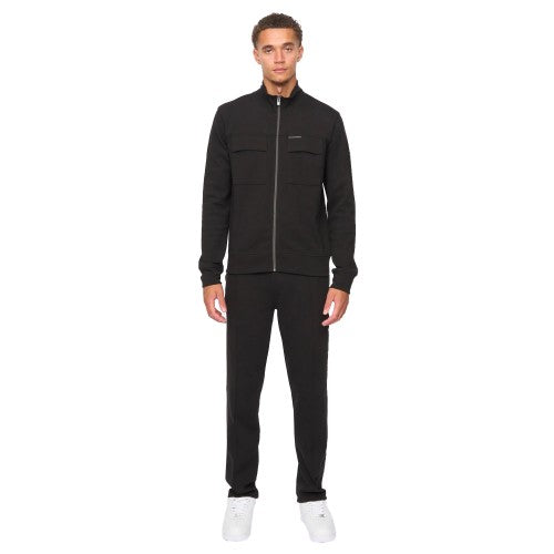 Front - Duck and Cover Mens Tames Full Zip Hoodie And Joggers Set