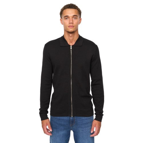 Front - Duck and Cover Mens Melfi Knitted Zip-Off Jumper