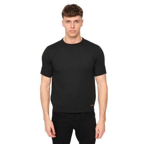Front - Duck and Cover Mens Marvela Knitted T-Shirt