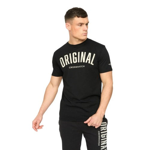 Front - Crosshatch Mens Kensby T-Shirt
