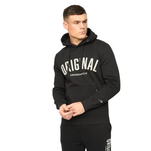Front - Crosshatch Mens Kensby Hoodie