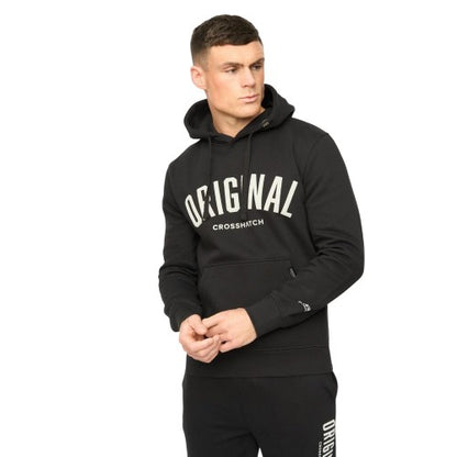 Front - Crosshatch Mens Kensby Hoodie