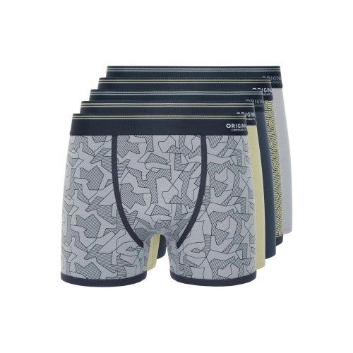 Front - Crosshatch Mens Spherigon Boxer Shorts (Pack of 5)