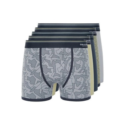 Front - Crosshatch Mens Spherigon Boxer Shorts (Pack of 5)