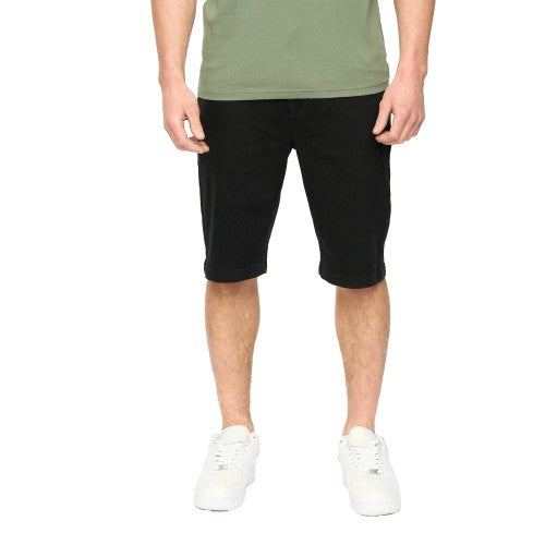 Front - Crosshatch Mens Kamaline Denim Shorts
