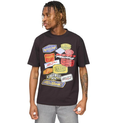 Front - Kings Will Dream Mens Racer Logo Oversized T-Shirt
