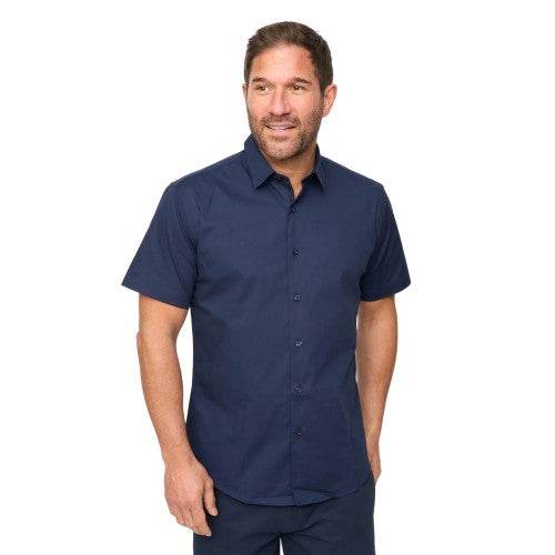 Front - Bewley & Ritch Mens Daymeson Short-Sleeved Shirt (Pack of 2)