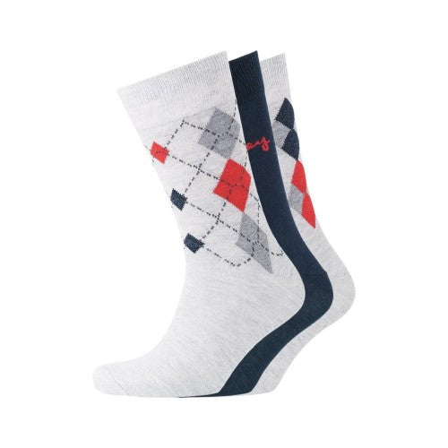 Front - Money Mens Diamond Socks (Pack of 3)
