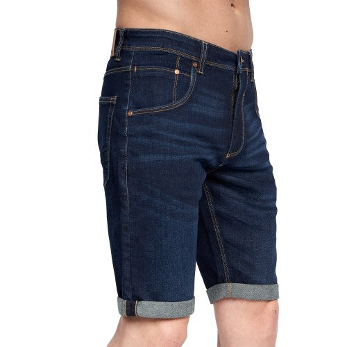Front - Duck and Cover Mens Mustone Denim Shorts
