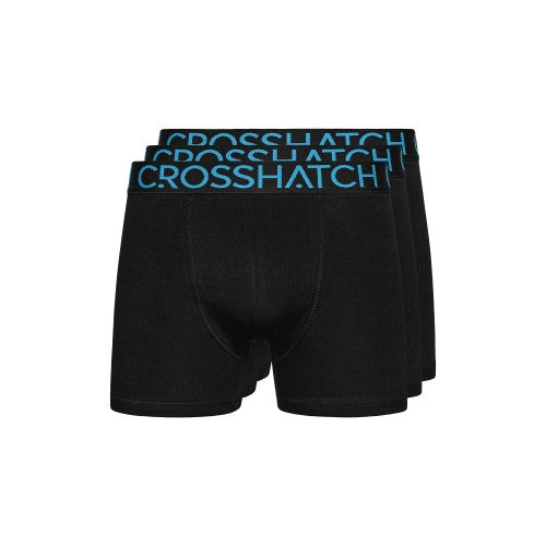 Front - Crosshatch Mens Monoglow Boxer Shorts (Pack of 3)