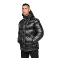Front - Crosshatch Mens Crosswell High Shine Jacket