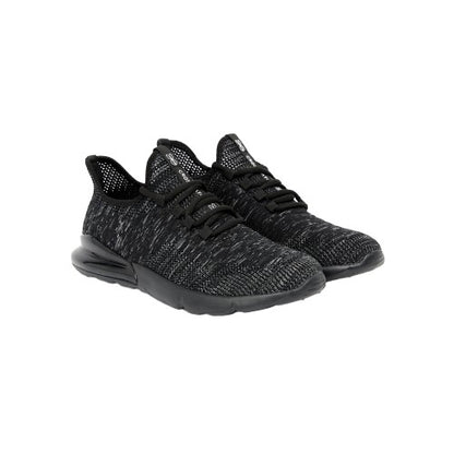 White-Black - Front - Crosshatch Mens Smitlay Trainers