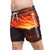 Front - Crosshatch Mens Shelford Sunset Swim Shorts