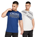Front - Crosshatch Mens Alstan T-Shirt (Pack of 2)