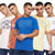 Front - Crosshatch Mens Feltcast T-Shirt (Pack of 5)