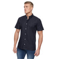 Front - Bewley & Ritch Mens Balton Oxford Short-Sleeved Shirt