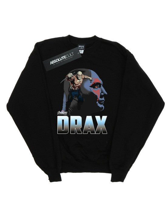 Front - Marvel Mens Avengers Infinity War Drax Character Cotton Sweatshirt