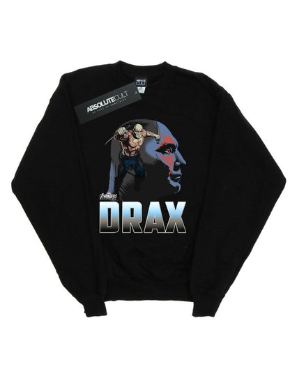 Front - Marvel Mens Avengers Infinity War Drax Character Cotton Sweatshirt